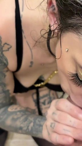 French Girl Is Addicted to Cocksucking! but Got Fucked in the Ass Also!
