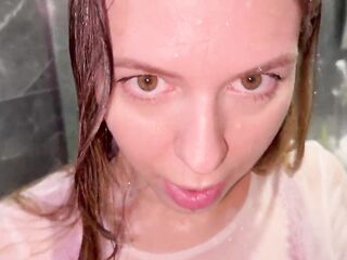 My Step Mommy Made Me Wash Myself And Cum!