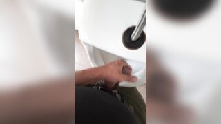 I jack off in a public shower, I jism and I gulp my jism