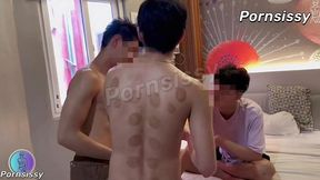 threesome gay asian amateur horny fucking cumshot