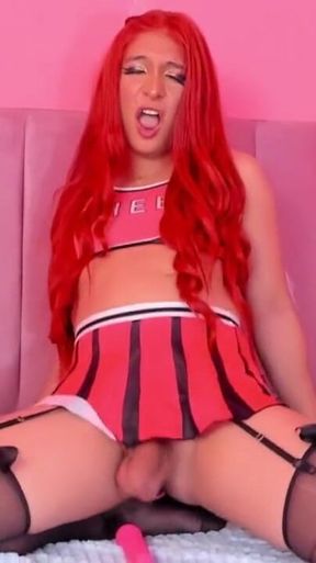 Cheerleader Jumps and Jumps, Watch That Dick Bounce