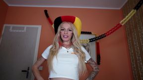 German MILF Watches World Cup with Me to Fuck Afterwards