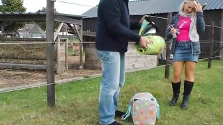 Farm Girl Blowjob & Riding - Farm-Hand Fucks His Hot Boss's Daughter