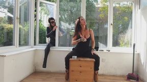 Charlie Monaco is: Do not employ Charlie Monaco for DIY, you could find her Hogtied Gagged and inappropriately dressed in YOUR House!