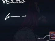 TS CLEOPATRA - WETLOOK LATEX LEGGINS POV EDGING & PRECUM