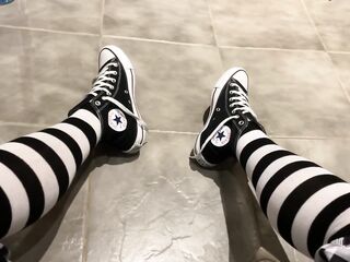 I Soaked my socks with pissing