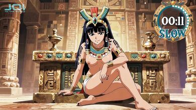 Egyptian Princess JOI Countdown Choked Gushing Animated Hentai Femdom