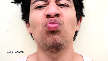 Lips near my nose