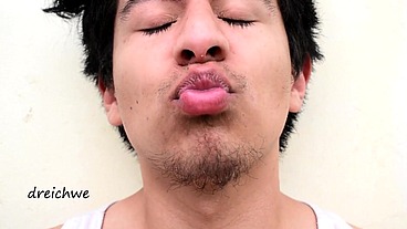Lips near my nose
