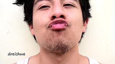 Lips near my nose