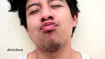 Lips near my nose