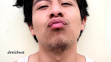 Lips near my nose