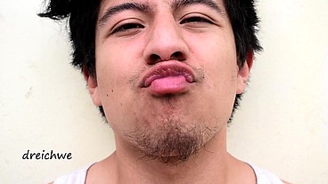 Lips near my nose