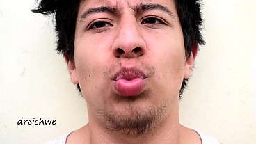 Lips near my nose