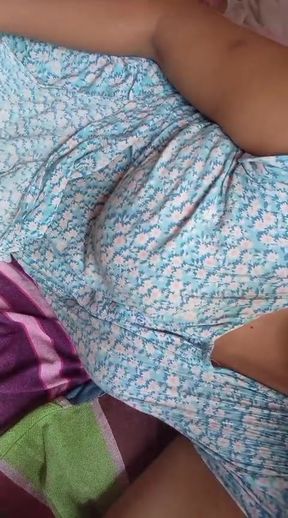 Sri Lankan Actress Anne in bathroom play with her pussy and big natural boobs in night