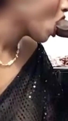 Got My Cock Sucked and Fucked by Hot Sister-in-law in Black Saree