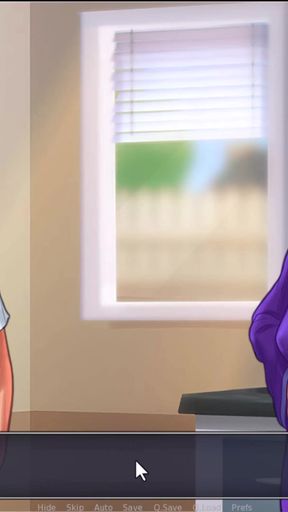 Summertime saga - I switched the vibrator on which she have on