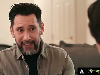 Blindfold Massage Turns Into Stepson And Husband DP Fuck