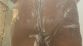 Bbw Shower Ass Spread