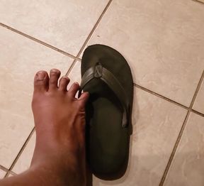 Foot Fetish with Black Bear