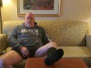 Bear and BBC jerk off in OTC socks