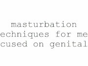 masturbation techniques for men. stimulation of the corona.