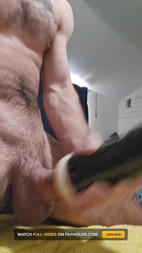 Pumping My Pocket Pussy Full of Cum