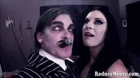 India Summer as Morticia Parody