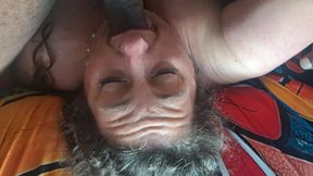 BBW Submissive Slut Roughly Face Fucked by BBC