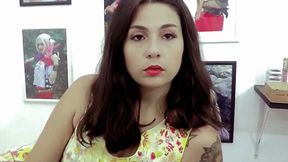 Smoking Wonderful Lips Model Julianna Misty 120's Video 0035