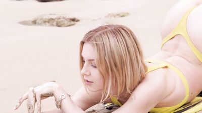 Blonde Aubrey SinclaiACKED Petite Blonde Alecia wants Anton's BBC for herself