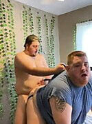 Pasangan, tanpa kondom, berhubungan seks, berbulu – beruang amatir Amerika gemuk gay pelacur anal disetubuhi
