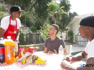 Cookout becomes wild black fuckfest