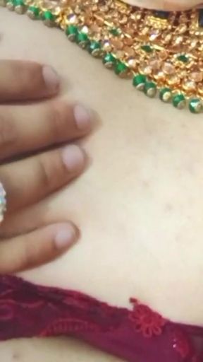 Indian Gay Crossdresser Bottom Gaurisissy showing and pressing her big boobs in xxx video call   Clip 3