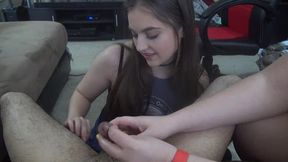 POV Double Handjob and Blowjob