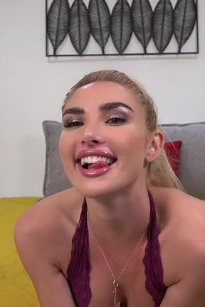 Sexy Blonde Kenzie Anne Gives Keiran Lee the Sloppiest BJ &amp;gets Fucked Rough Till Facial