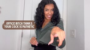 The Office Bitch Thinks Your Cock Is Pathetic! Feat Aria Nicole 4K