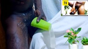 How I fucked and enjoyed sexual moment with a condom filled with water and orgasms while watching wet hot pussy masturbating!