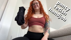 pov bondage panty fetish handjob and overstimulation