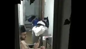 Spying On Neighbor Jerking Off Through The Window – Hidden CamGay Action
