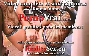 Two student orgy let loose without restraint !! french amateur