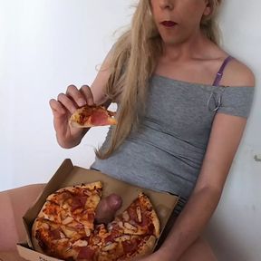 Cum Gourmet - Eating Pizza with My Own Cum