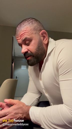 Business Muscle Stepdaddy Needs a Bitch to Relax