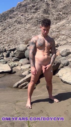Gay Piss on the Beach