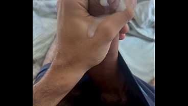Watch my huge cock dump thick loads to knock you up&mdash_can I cum inside you?