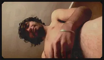 Hairy Young Man's Intense Solo Masturbation