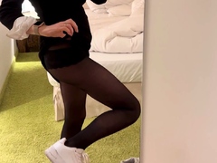 Young amateur teen in solo masturbation getting kinky