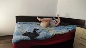 Foreplay in the bedroom with an amateur couple  Crazy sex in the bedroom with a hot amateur couple