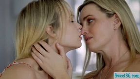 Petite lesbians crave for wet pussy