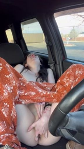 Playing with myself in my car